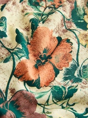 Blommig  - T-shirt med råa sömmar och Kort ärm - Bild 8 av 9