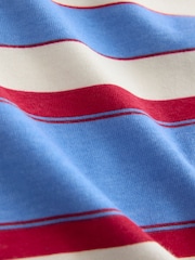 ლურჯი/წითელი ზოლი - Collared Long Sleeve Rugby Top - სურათი 7 7-დან