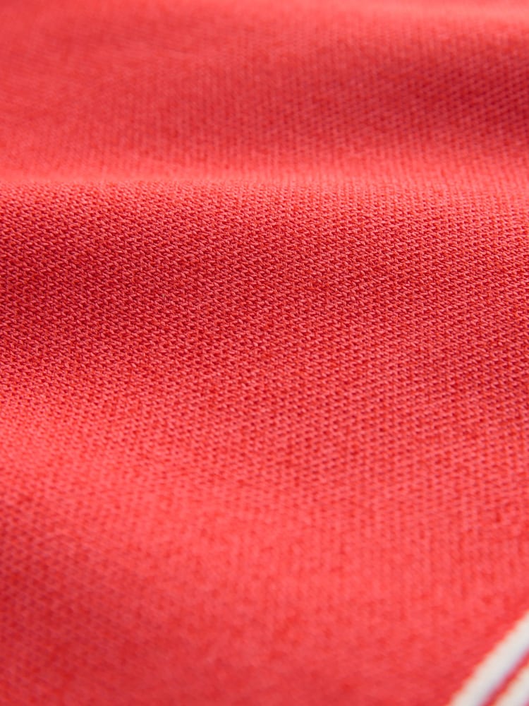 Red Tipped Smart Knit Collared Zip-Up Jacket - Image 7 of 7