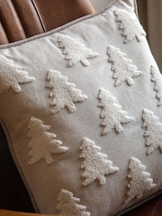 Gallery Home Cream Embroidered Woodland Tree Cushion - Image 3 of 5