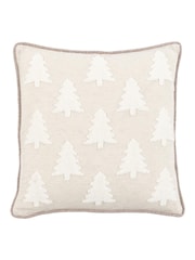 Gallery Home Cream Embroidered Woodland Tree Cushion - Image 4 of 5