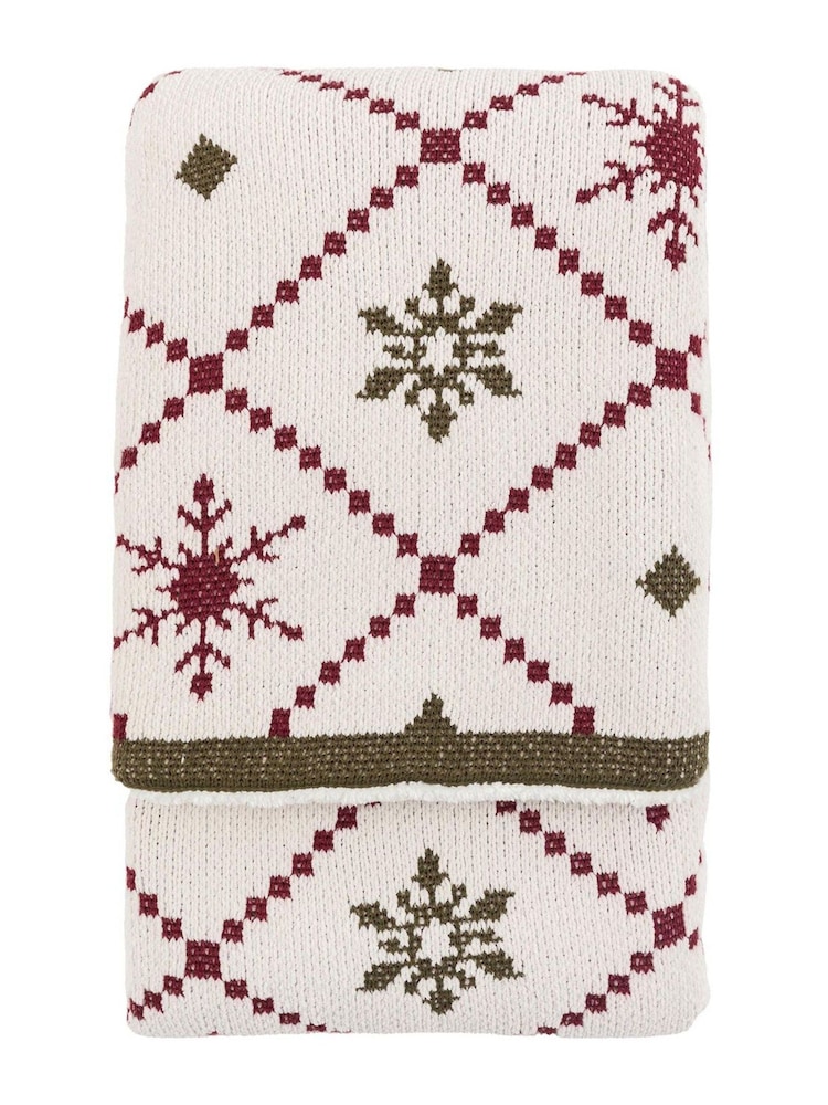 Gallery Home Multi Heritage Fairisle Chenille Woven Throw - Image 5 of 5