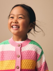 Curcubeu - Striped Cardigan (3mths-7yrs) - Imaginea 4 din 8