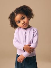 Lilac Purple Cardigan (3mths-10yrs) - Image 1 of 7