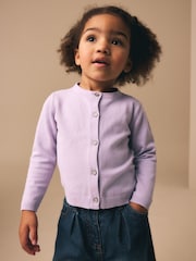 Lilac Purple Cardigan (3mths-10yrs) - Image 2 of 7