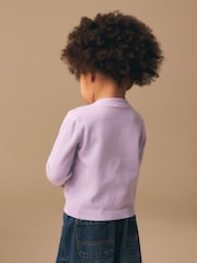 Lilac Purple Cardigan (3mths-10yrs) - Image 3 of 7