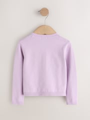 Lilac Purple Cardigan (3mths-10yrs) - Image 5 of 7