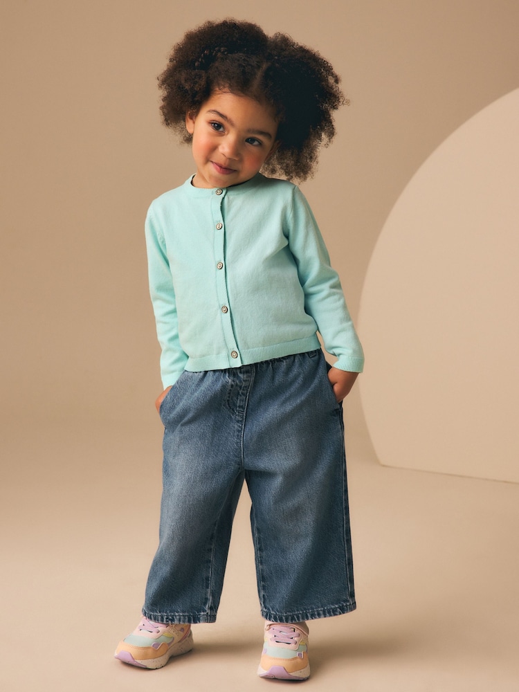 薄荷綠色 - 開襟衫（3 個月至 10 歲） - 圖片 1，共 7