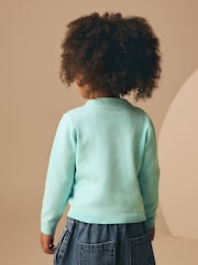 薄荷綠色 - 開襟衫（3 個月至 10 歲） - 圖片 2，共 7