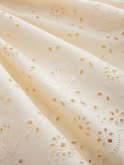 Ecru Embroidered pointelle Dress (3mths-7yrs) - Image 7 of 8