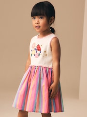 Rainbow Fruit Embroidered Dress (3mths-7yrs) - Image 2 of 9