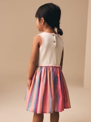 Rainbow Fruit Embroidered Dress (3mths-7yrs) - Image 3 of 9