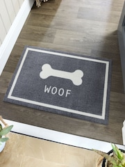 Howler & Scratch Grey Woof Mat - Image 1 of 4