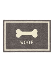 Howler & Scratch Grey Woof Mat - Image 2 of 4