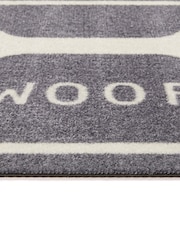 Howler & Scratch Grey Woof Mat - Image 4 of 4