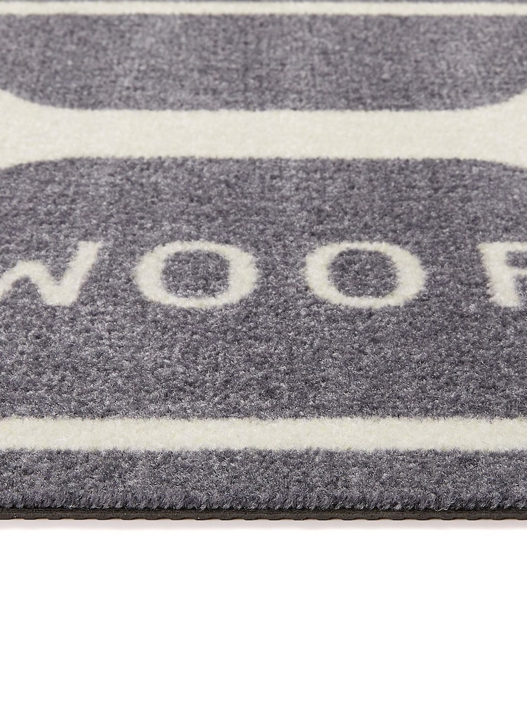 Howler & Scratch Grey Woof Mat - Image 4 of 4