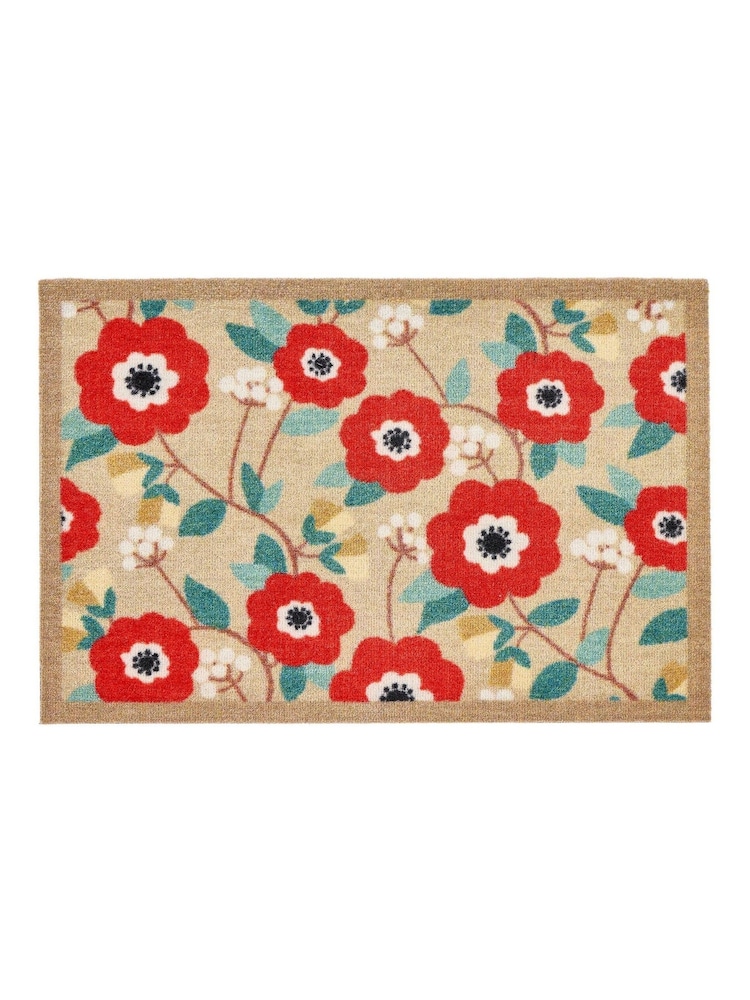 My Mat Beige Floral Print Blooms Mat - Image 2 of 4