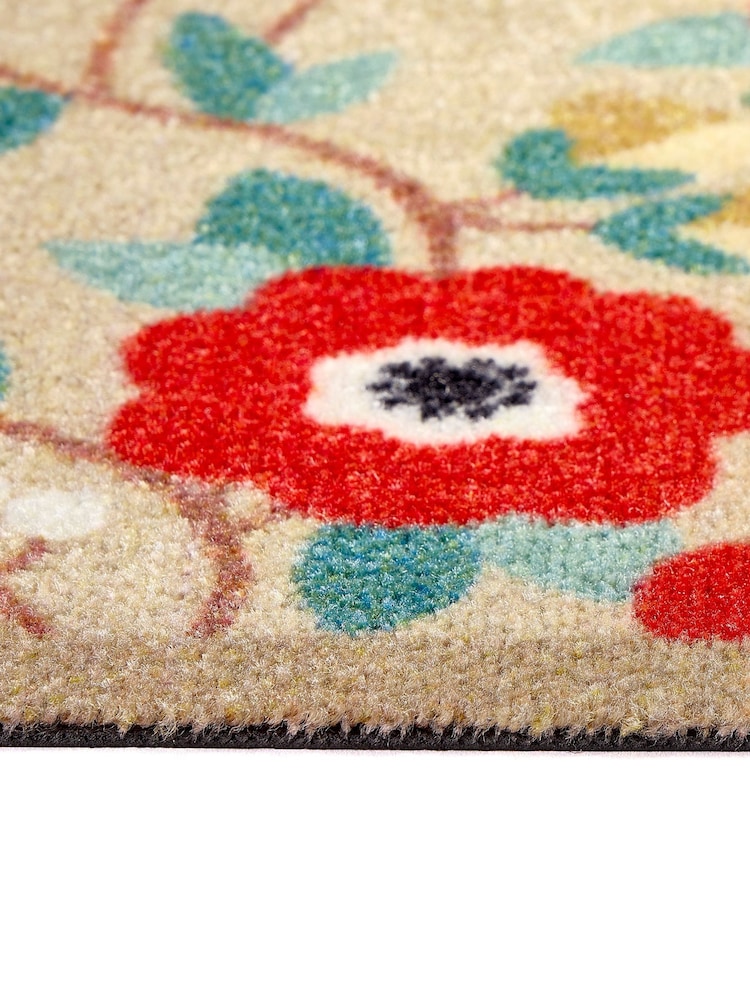 My Mat Beige Floral Print Blooms Mat - Image 4 of 4