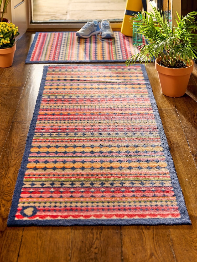 Hug Rug Multi Beady Stripe Runner - Image 1 of 4 Hug Rug Multi Beady Stripe Runner - Image 1 of 4