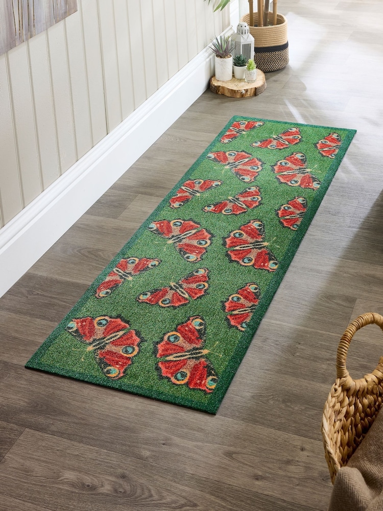 My Mat Green Butterfly Runner - Image 1 of 4