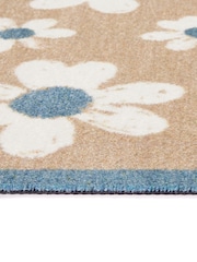 My Mat Beige Flower Home Runner - Image 2 of 4