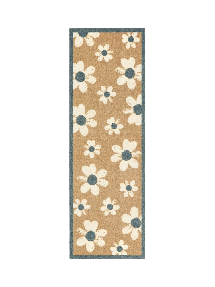 My Mat Beige Flower Home Runner - Image 4 of 4