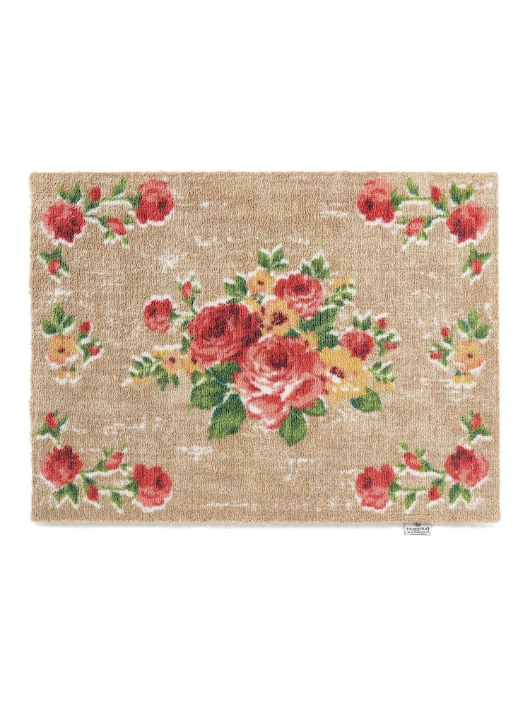 Hug Rug Beige Vintage Rose Mat - Image 2 of 3