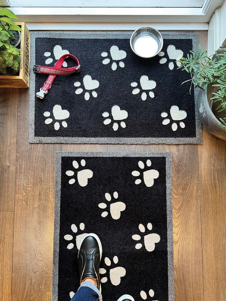Howler & Scratch Navy Big Paw 2 Mat - Image 1 of 4
