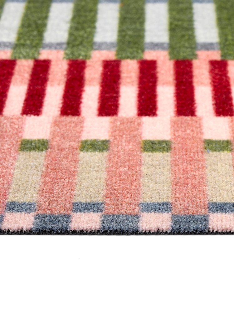 My Mat Multi Colour Block Weave Mat - Image 4 of 4