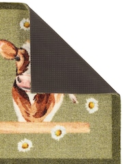 My Mat Green Daisy Cow Print Mat - Image 3 of 4
