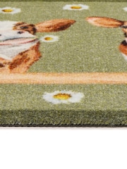 My Mat Green Daisy Cow Print Mat - Image 4 of 4