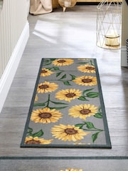 My Mat Grey Sunflowers Runner - Image 1 of 4
