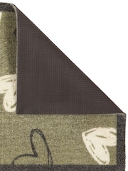My Mat Sage Green Welcome Hearts Runner - Image 3 of 4