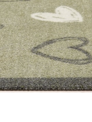 My Mat Sage Green Welcome Hearts Runner - Image 4 of 4