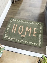 My Mat Green Home in Bloom Mat - Image 1 of 4