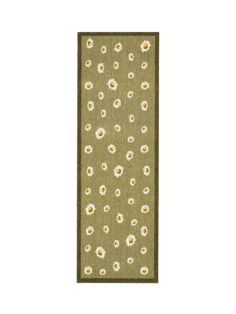 My Mat Green Daisy Cow Runner - Image 2 of 4