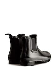 Hunter Womens Original Chelsea Gloss Black Boots - Image 3 of 3