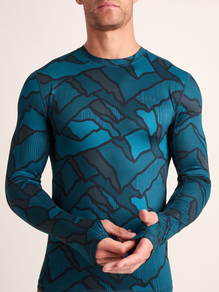 Buy Tog 24 Blue Mens Snowdon Thermal Crew Neck Jumper from Next Oman