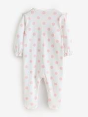 Pink & Weiß - Cath Kidston Baby Sleepsuits 3 Pack - Bild 3 von 5