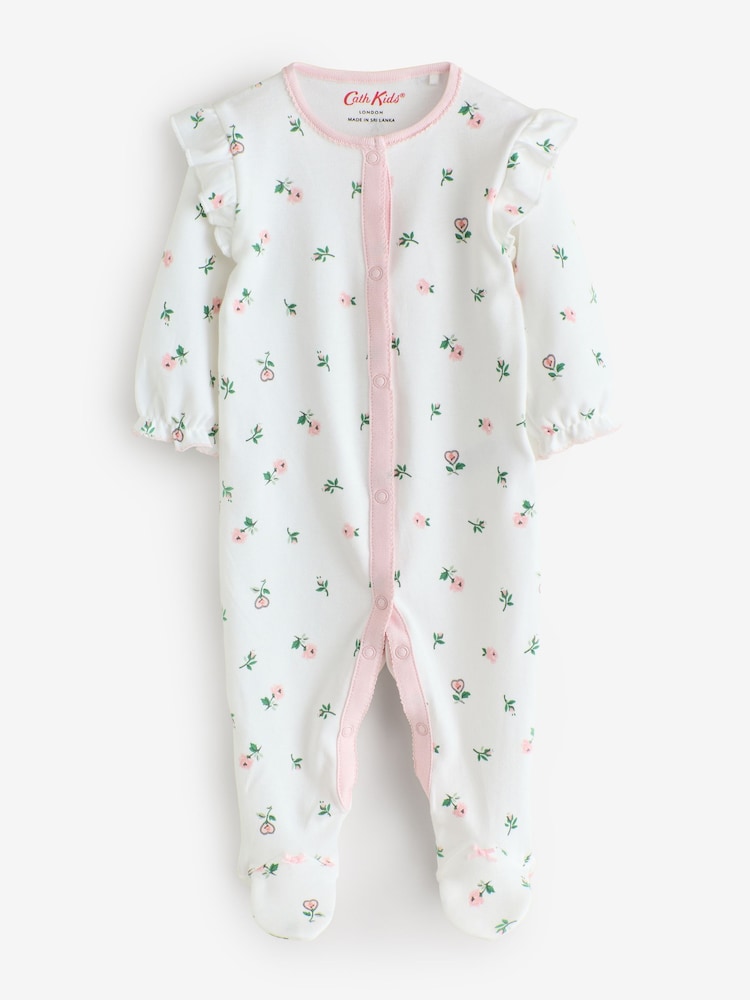 Pink & Weiß - Cath Kidston Baby Sleepsuits 3 Pack - Bild 5 von 5