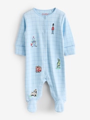 Blau/Weiß - Cath Kidston Baby Sleepsuits 3 Pack - Bild 2 von 8