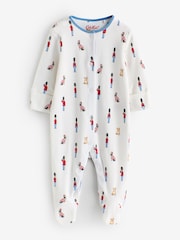Blau/Weiß - Cath Kidston Baby Sleepsuits 3 Pack - Bild 4 von 8