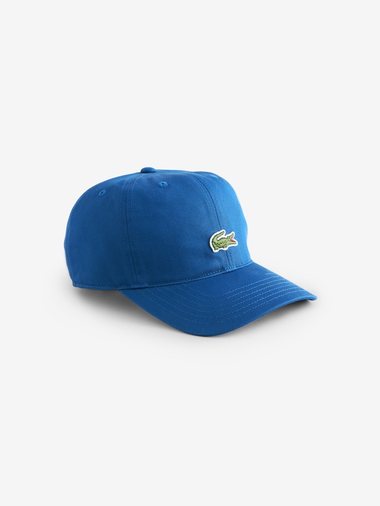 Lacoste Blue Core Croc Cap - Image 1 of 1