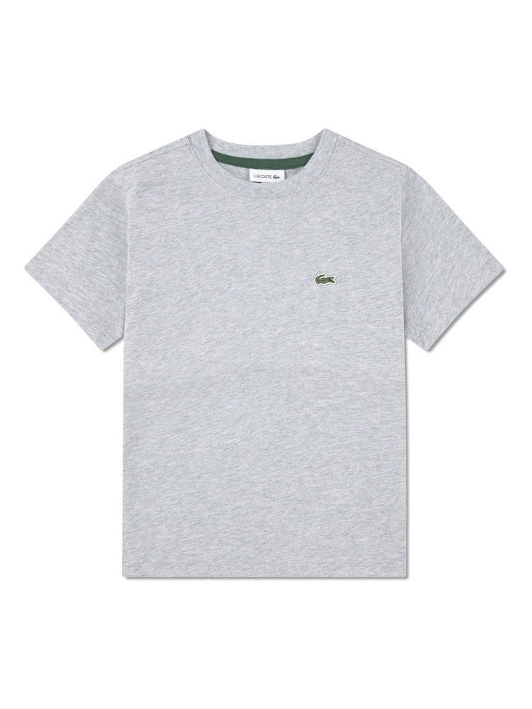 Lacoste Grey Core Logo T-Shirt - Image 1 of 3
