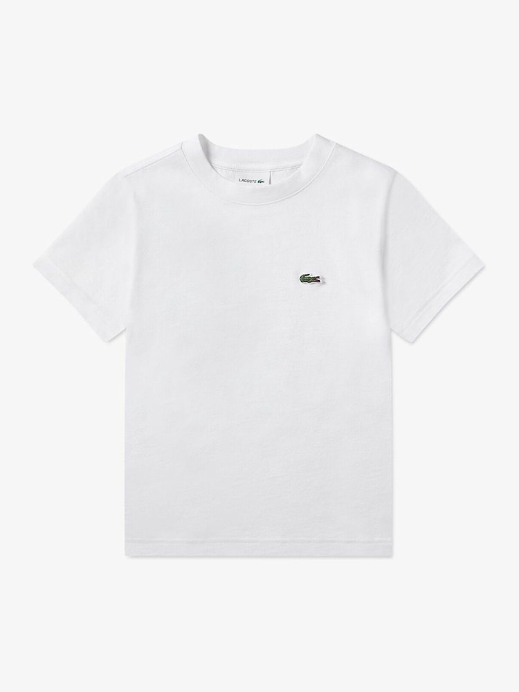 Lacoste White Core Logo T-Shirt - Image 1 of 3