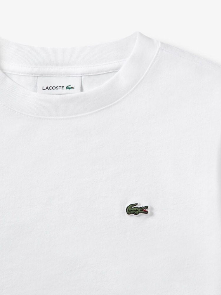 Lacoste White Core Logo T-Shirt - Image 3 of 3
