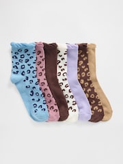 Gap Ruffle Crew Socks 7-Pack - Slika 1 iz 1