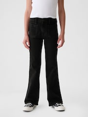 Gap Black High Rise 70s Flare Jeans (5-13yrs) - Image 1 of 4