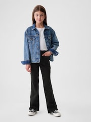 Gap Black High Rise 70s Flare Jeans (5-13yrs) - Image 3 of 4