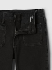 Gap Black High Rise 70s Flare Jeans (5-13yrs) - Image 4 of 4